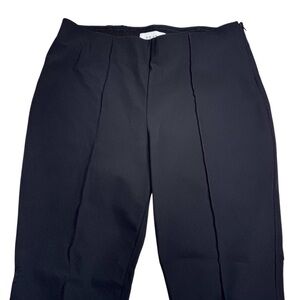 Brass Clothing The Pintuck 28" Inseam Pant in Mercury Stretch Size 10 Black